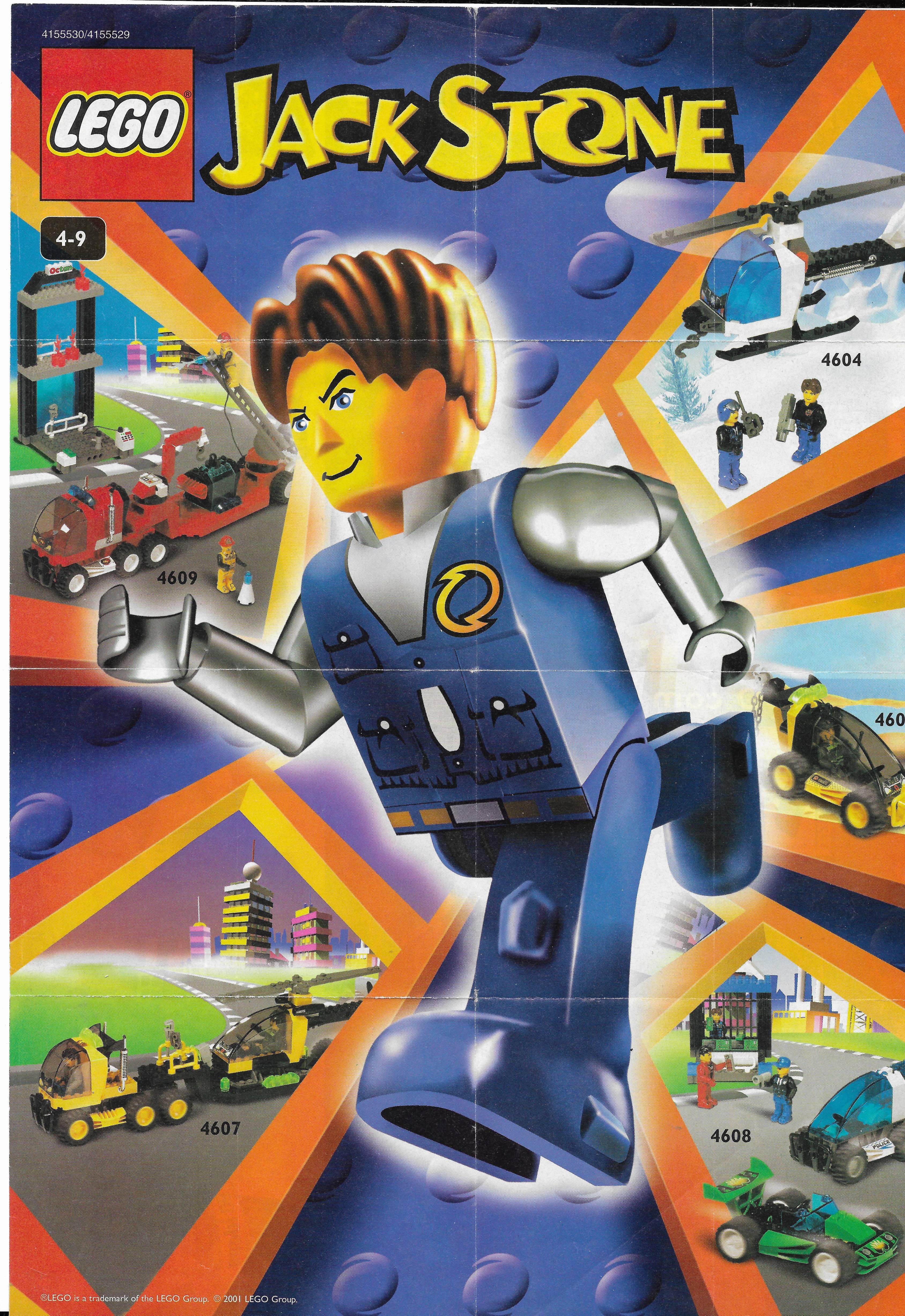 Jack Stone Lego insert 2001-ből