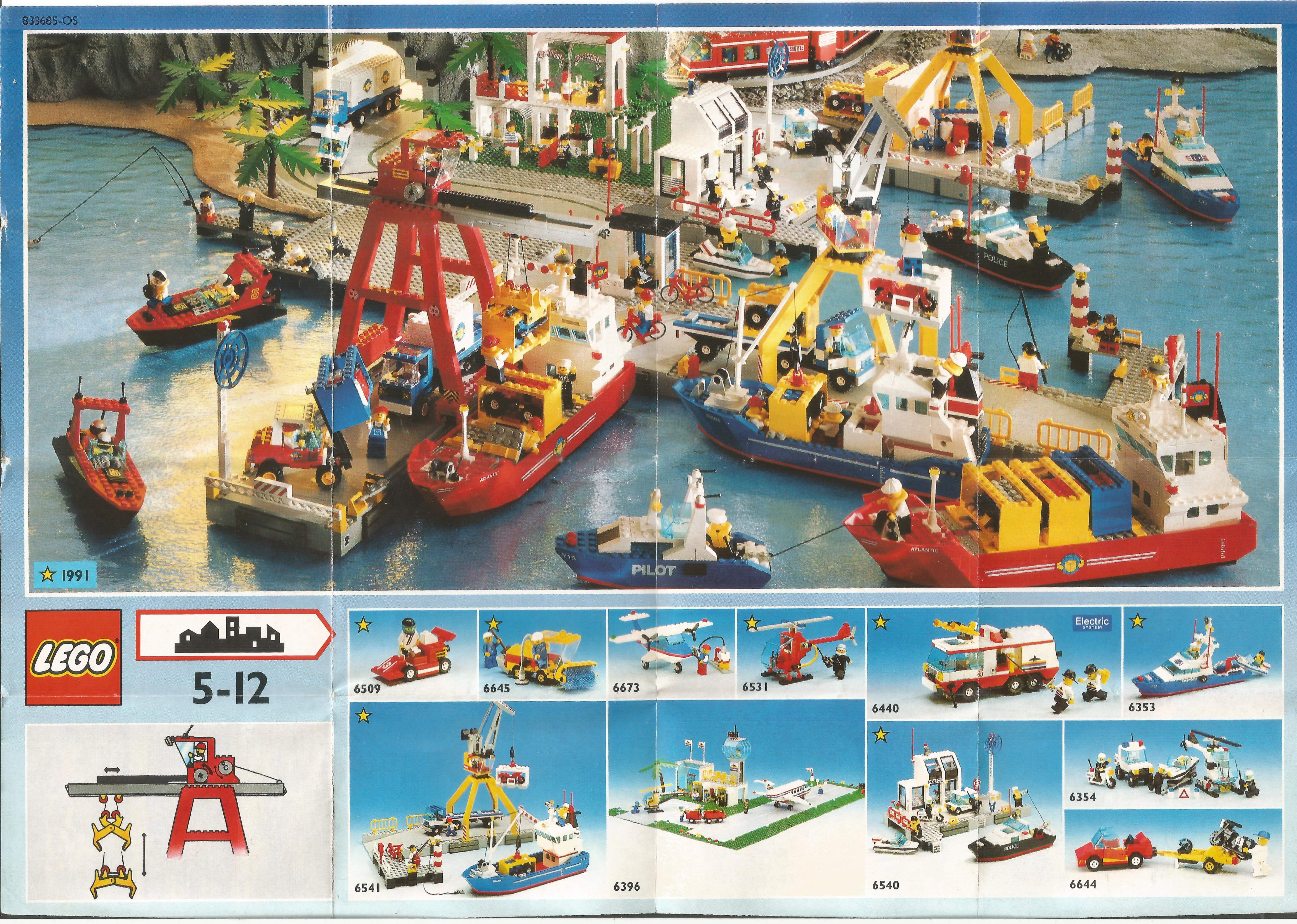 1991-es "Town-os" Lego insert