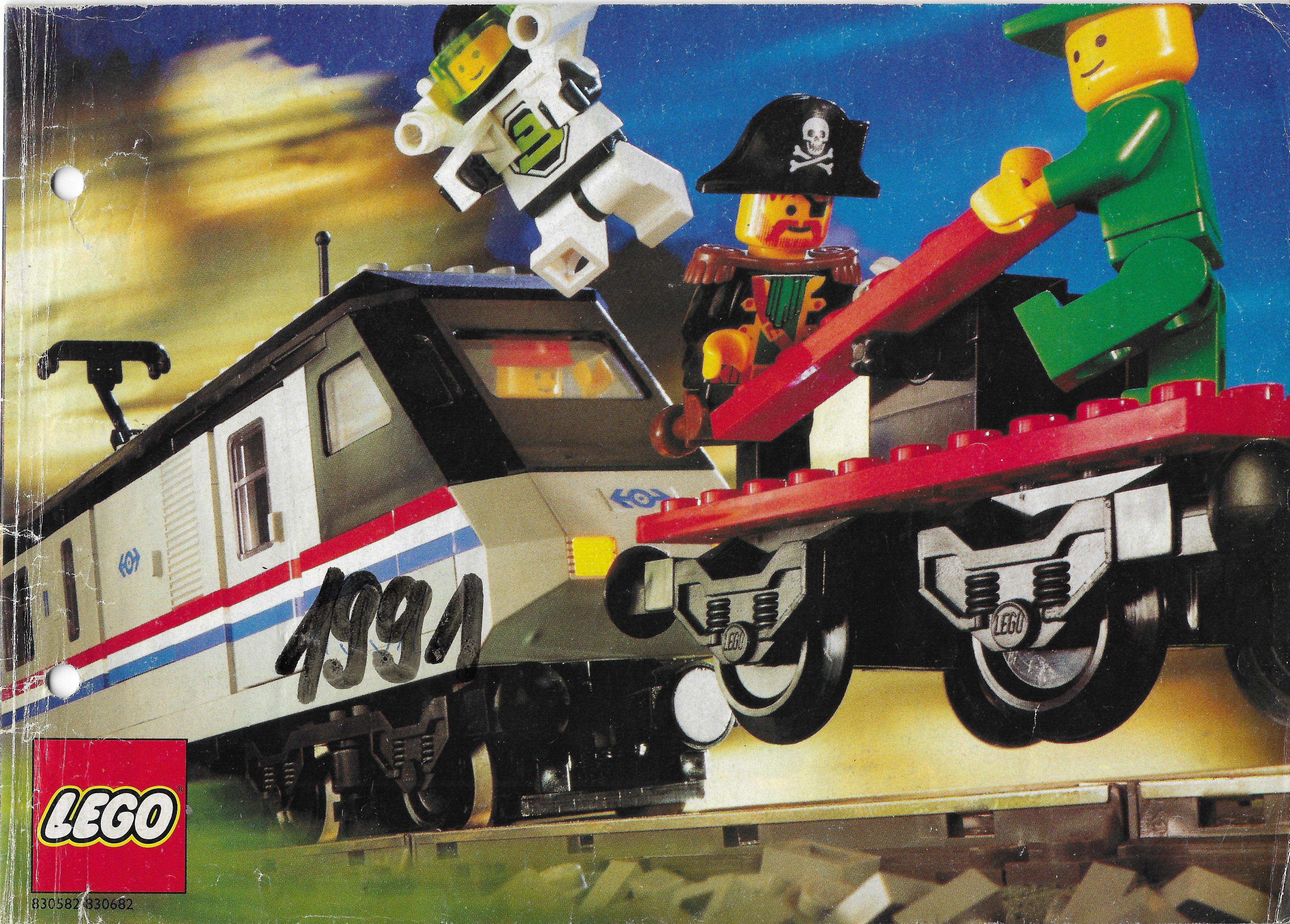 Nyugat-európai, kisméretű Lego katalógus 1991-ből