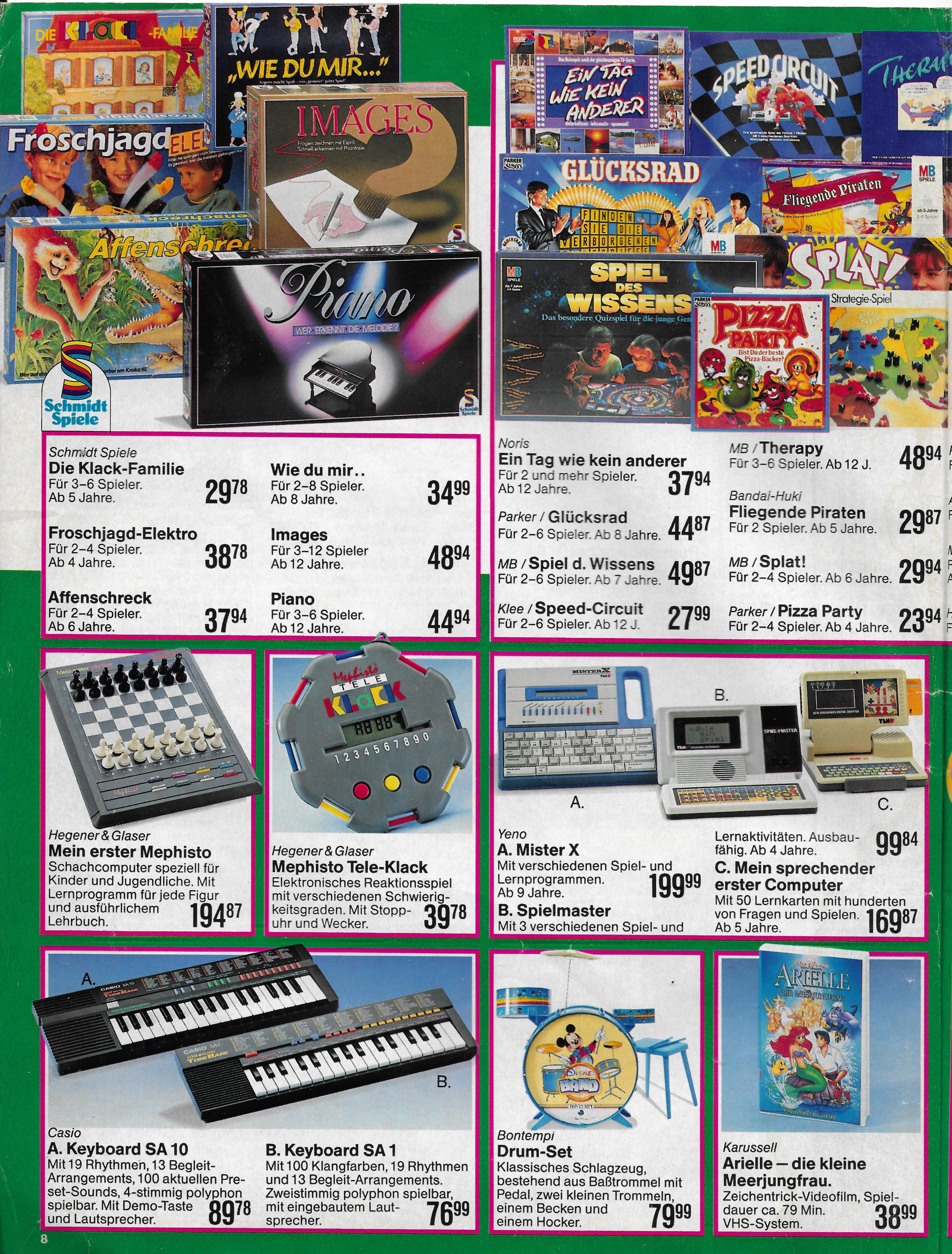 Német Toys R Us katalógus 1991ből Játékok a Polcról