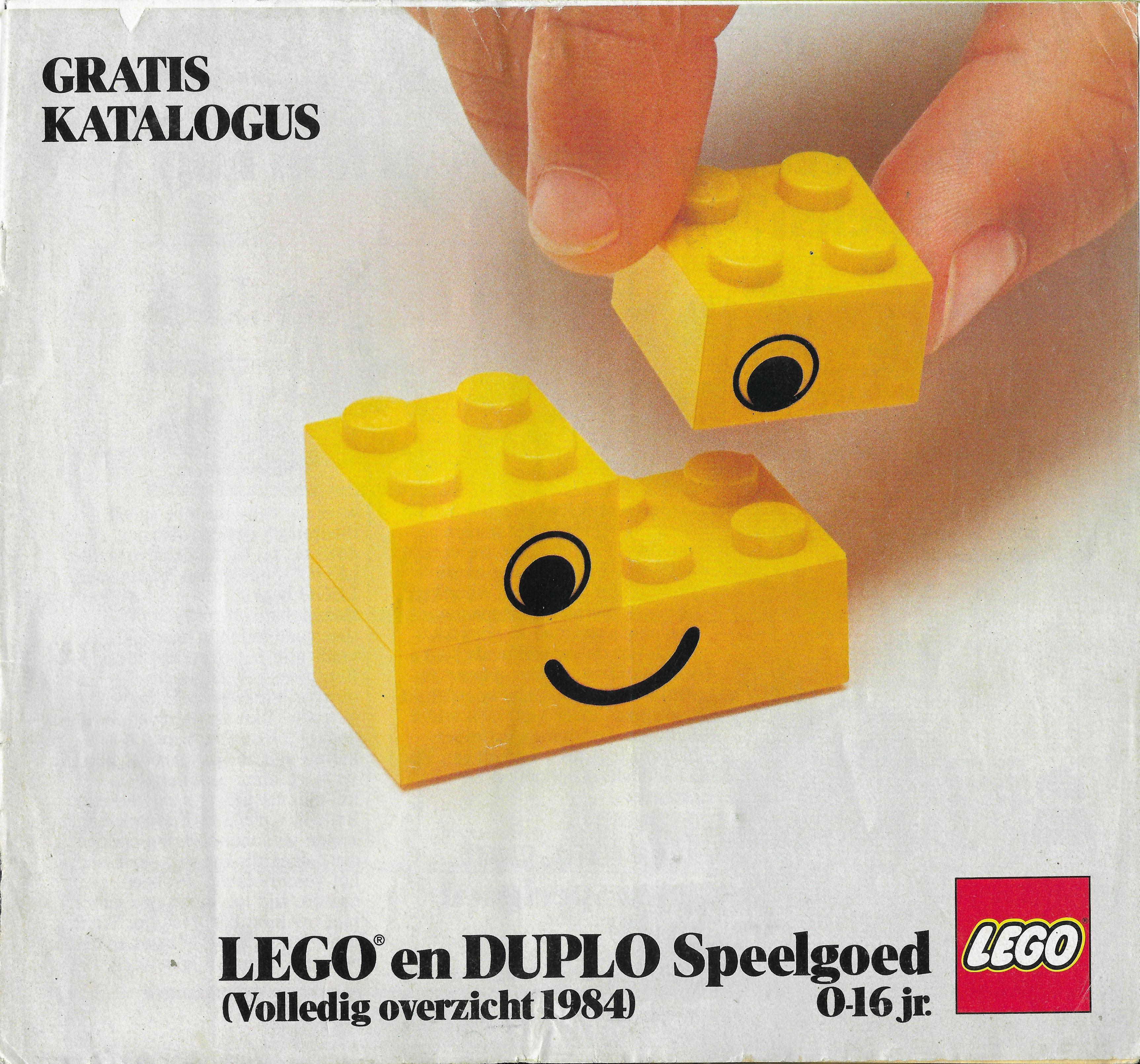 Nagyméretű, holland Lego katalógus 1984-ből
