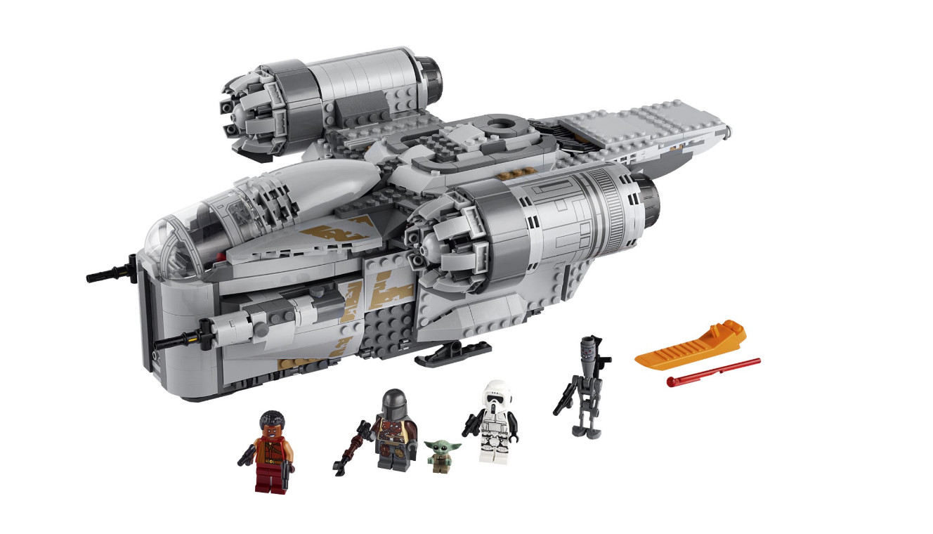 black lego star wars ship