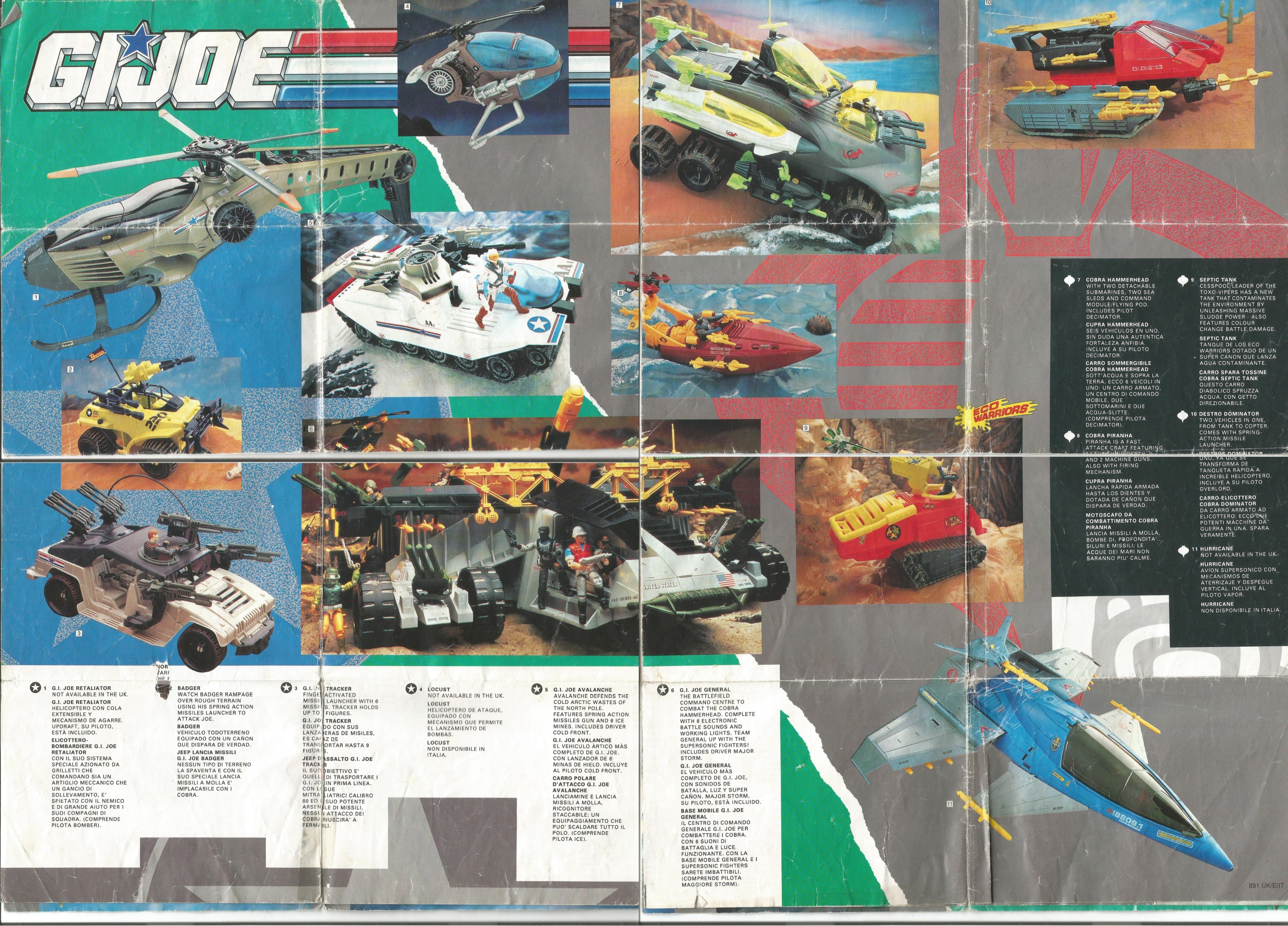Európai G.I.Joe poszter 1991-ből