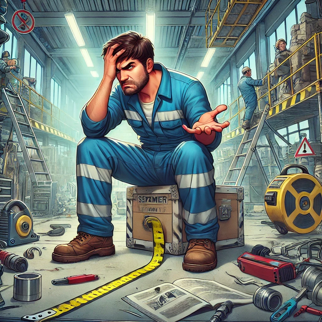 dall_e_2024-11-10_16_20_42_a_realistic_comic-style_cover_image_for_a_blog_post_titled_csavarhuzo_helyett_kapanyel_egy_szakember_kiegesenek_tortenete_the_scene_shows_a_frust.webp