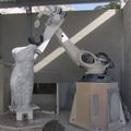 Egy olasz robot majdnem úgy farag márványszobrokat, mint Michelangelo