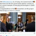 Mesterséges intelligencia is van a román miniszterelnök tanácsadói között