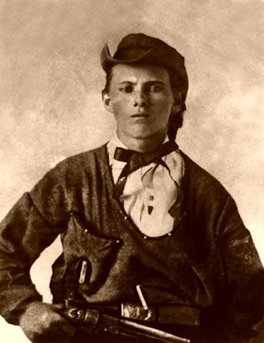 Jesse James a polgárháború idején.