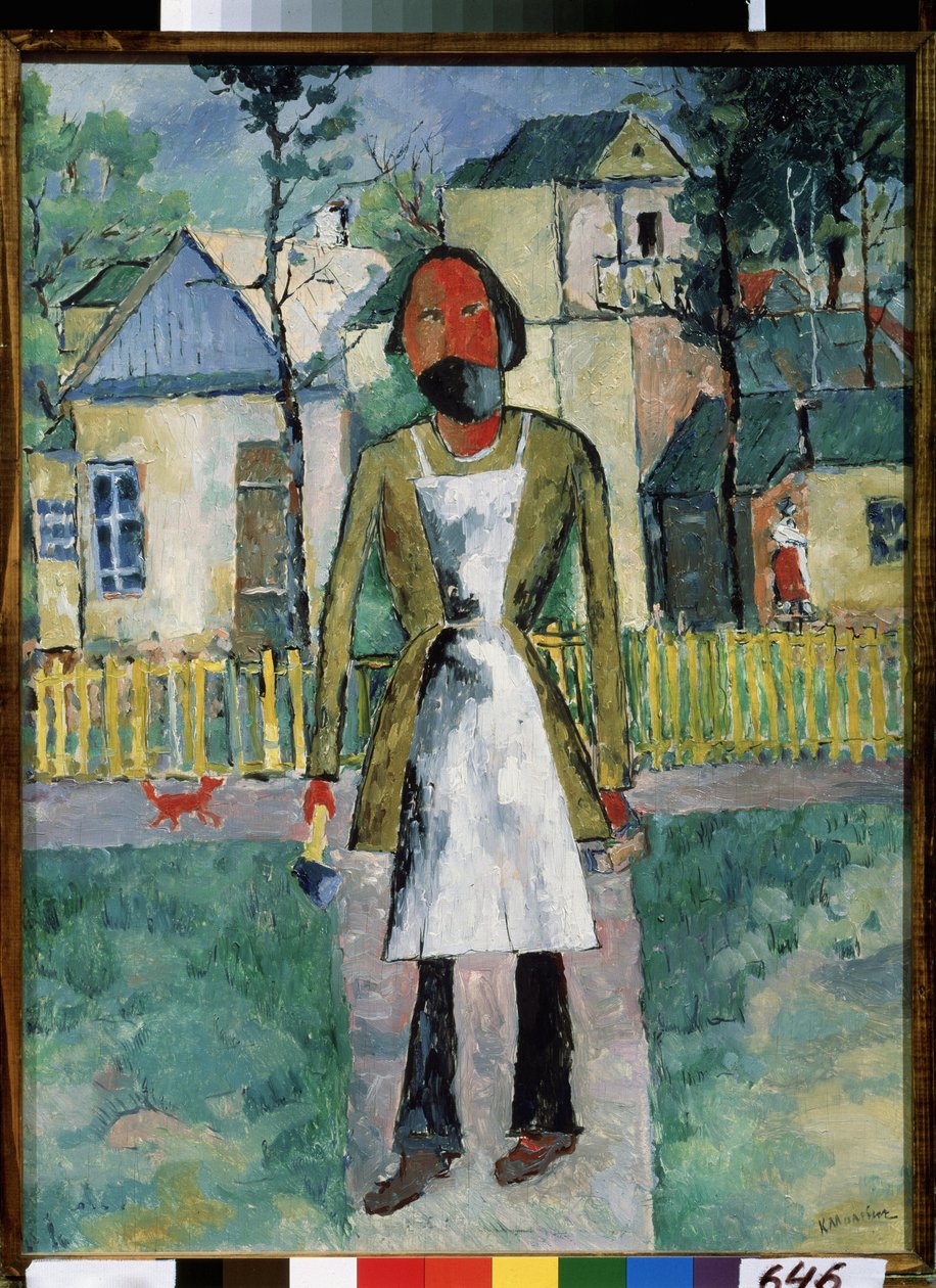 1910_kazimir_severinovich_malevich_un_charpentier_a_carpenter_lartisan_se_tient_debout_devant_un_village_de_campa_meisterdrucke-1318813.jpg