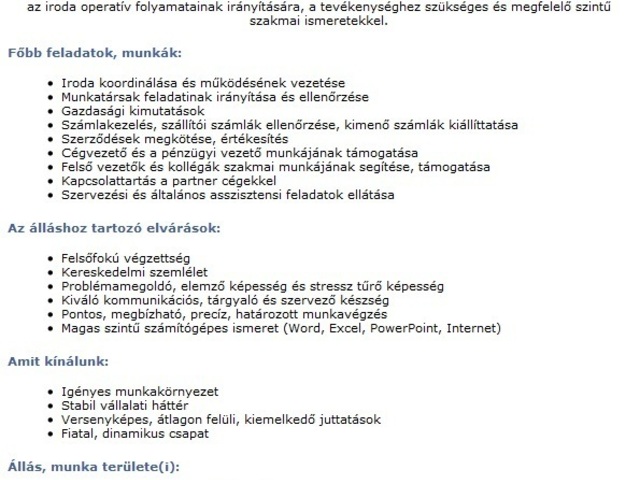 Hogyan jelentkezzünk idétlen álláshirdetésre?