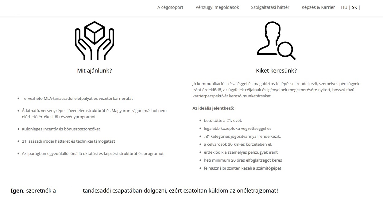 A XXI. században XXI. századi irodai környezetet kínál. Hű. És emellett lakhely és életkor alapján is diszkriminál.