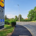 Elkészült a járda a LIDL Áruház melletti szakaszon