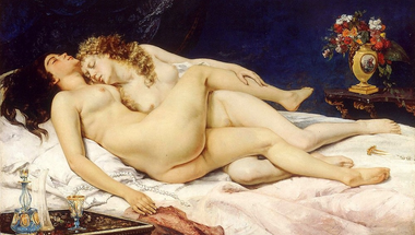 Courbet érdeklődése az erotikus realizmus iránt