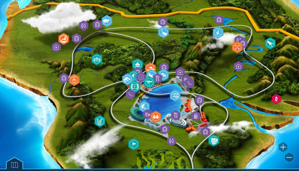 A park virtuálisan is bejárható, minden érdekességről hasznos információk elérhetők