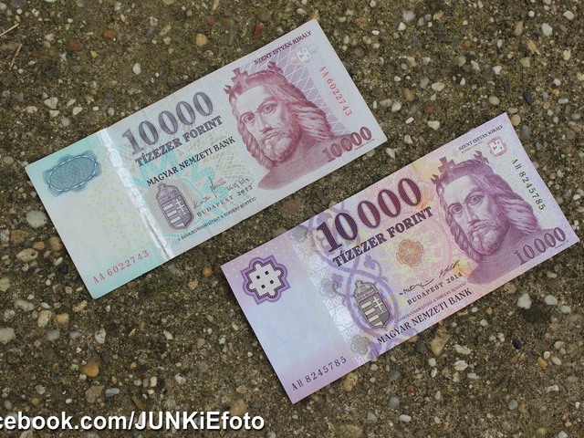 Az új tízezres papírpénz forint 2014