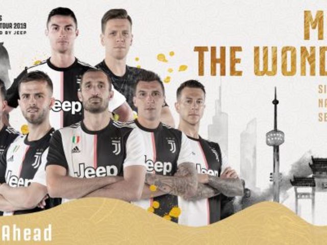 A Juventus utazó kerete az ázsiai túrára