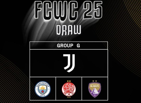 A Juventus a Cityvel került egy csoportba