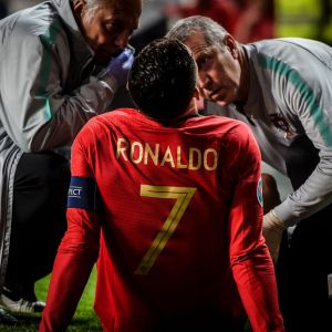 Ronaldo megsérült a portugál válogatottnál