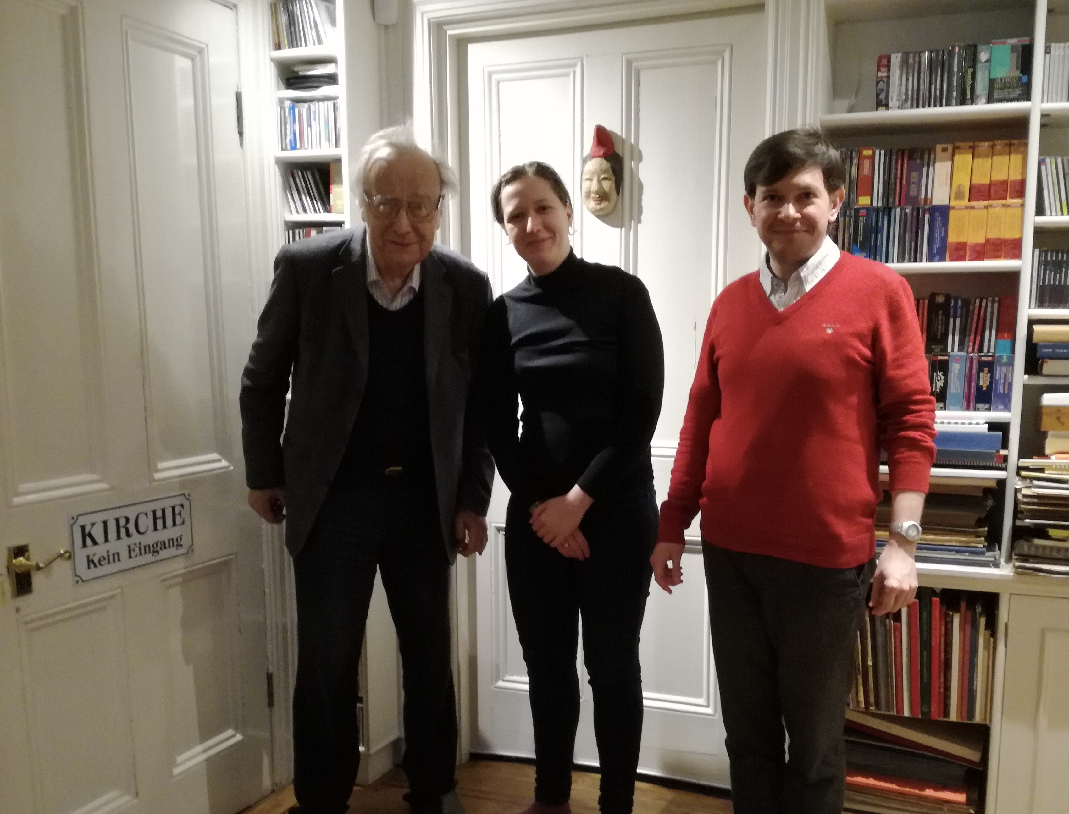 Alfred Brendel mentorált bennünket