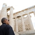 Az Obama család az Akropoliszon tett privát túrával indította athéni látogatását