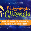 Múzeumok Éjszakája 2025