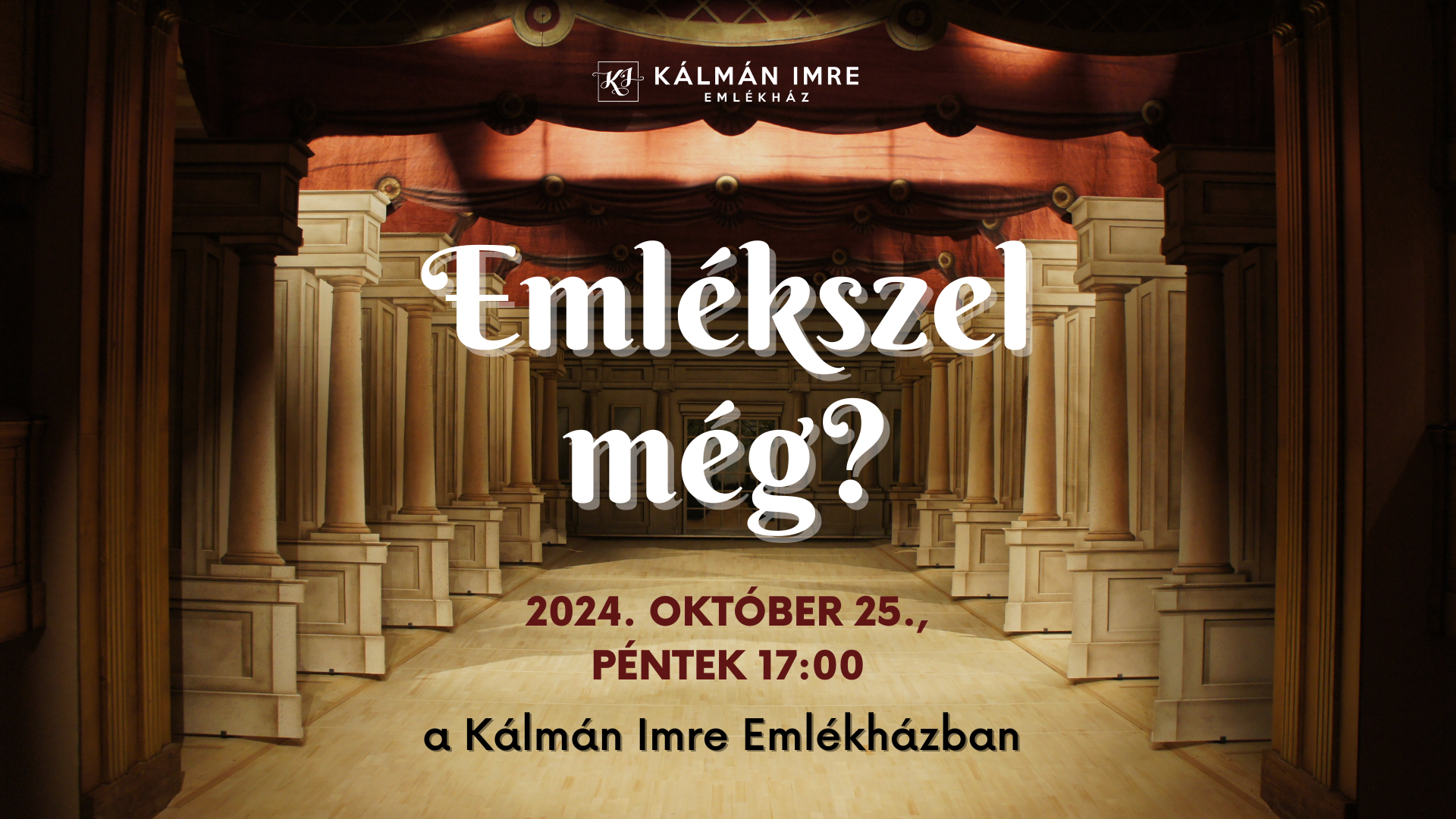 Emlékszel még? Operettrészletek Kálmán Imre emlékére – 2024.10.25.