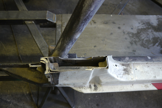 datsun z tube frame front 3