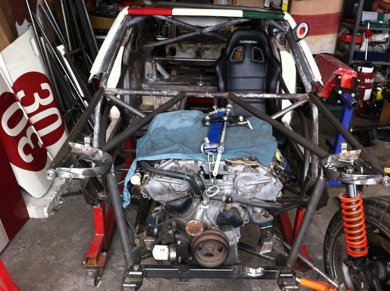 datsun 260Z aardvark tube frame 6