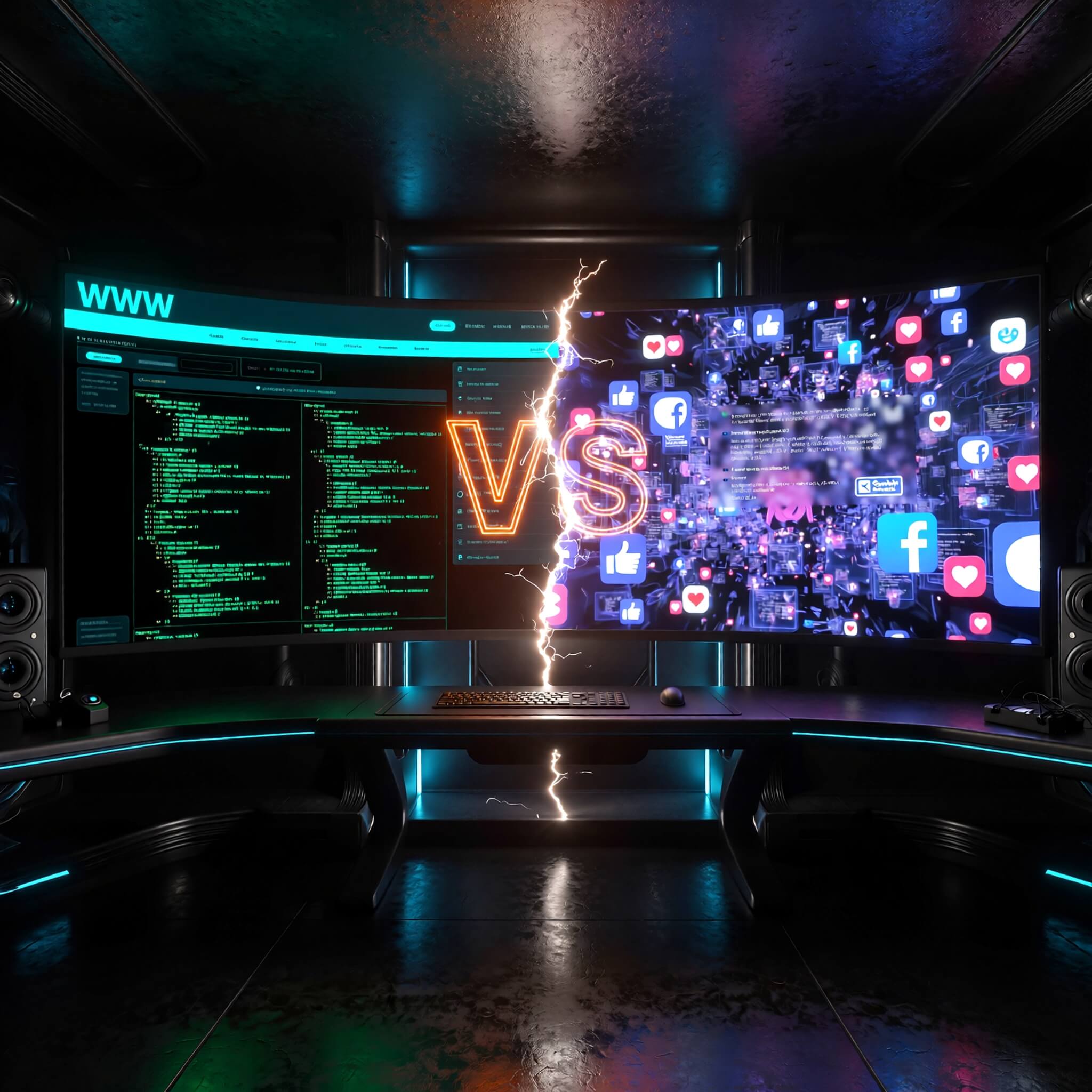 Weboldal készítés vs. facebook oldal