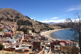 Lake Titicaca from the Bolivian side