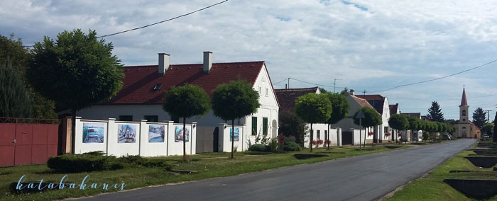 Sarród főutcája