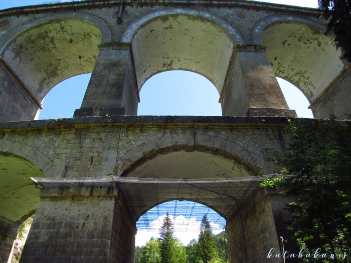 A Kalte-Rinne viadukton keresztül