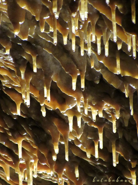 A Csipketerem pici cseppkövei (Aggteleki cseppkőbarlang)