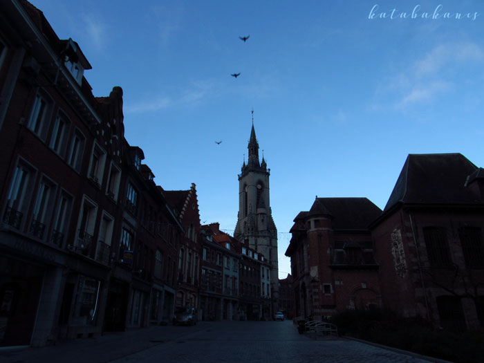 Tournai önmagában álló harangtornya