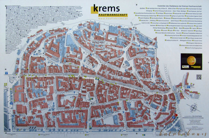 Krems térképe
