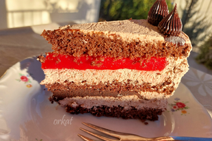 Málna melódia torta Kata konyhájából