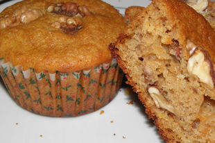Narancsos diós muffin