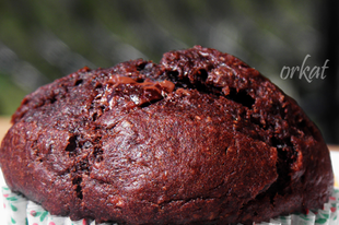 Kakaós-csokis-banános muffin