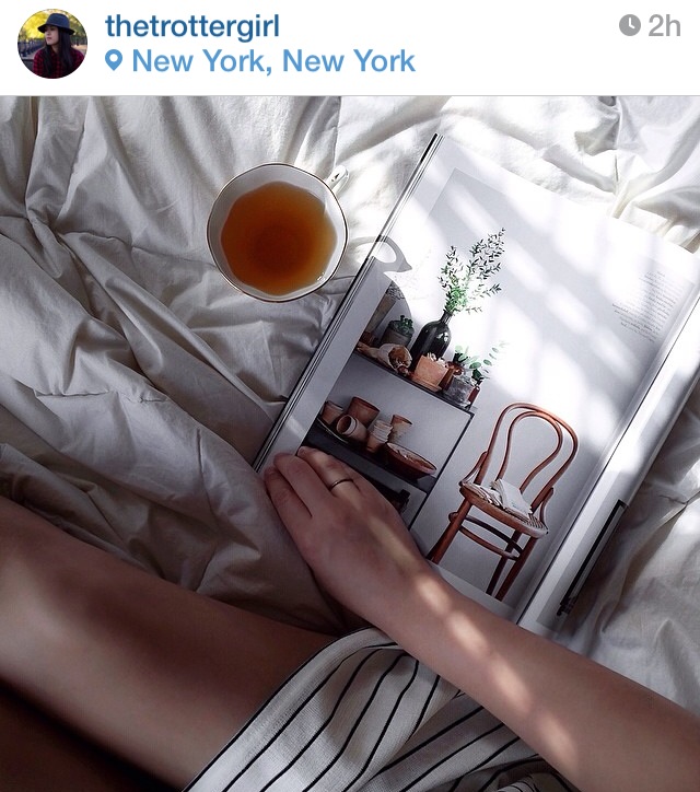 A New York-ban élő lány végigfotózza a várost, képein főszerepet kap a kávé, itt mondjuk pont a tea
