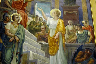 Szeptember 26. Szent Ciprián és Jusztina szűz vértanúk