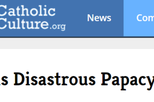 "Ez a borzasztó pápaság" címmel cikkezett egy prominens katolikus magazin