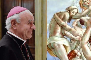 Paglia érsek: A homoerotikus freskó az "evangelizálás" eszköze