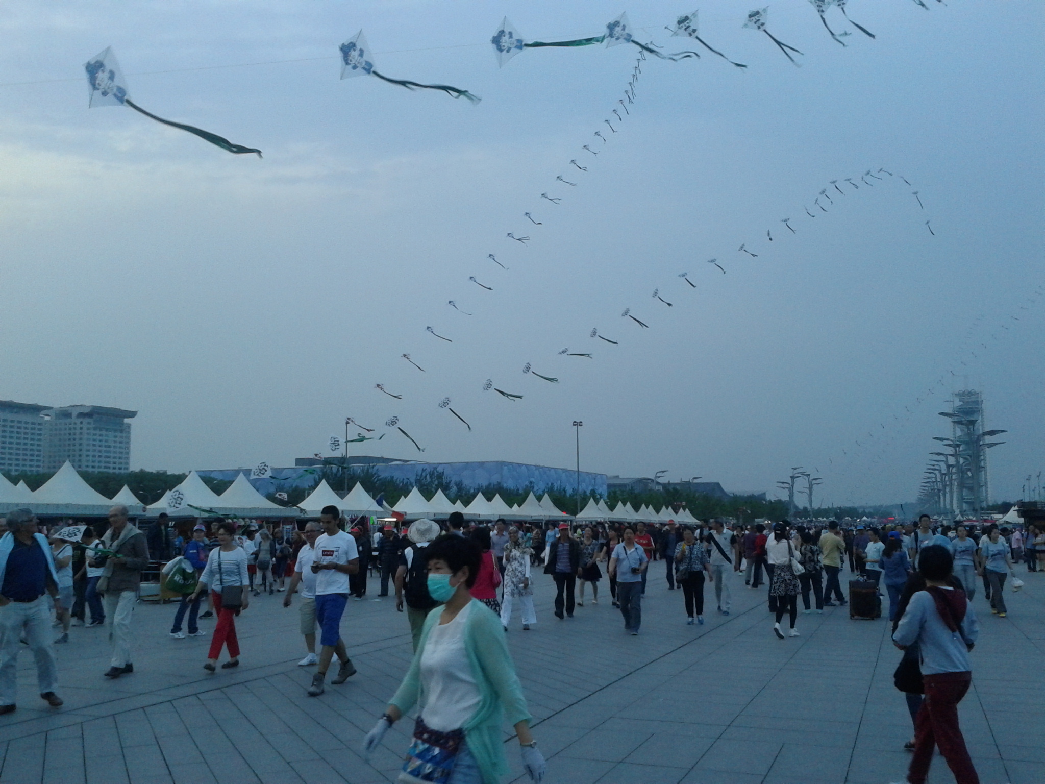 Papírsárkányok - Olimpiai Park (奥林匹克公园), Peking