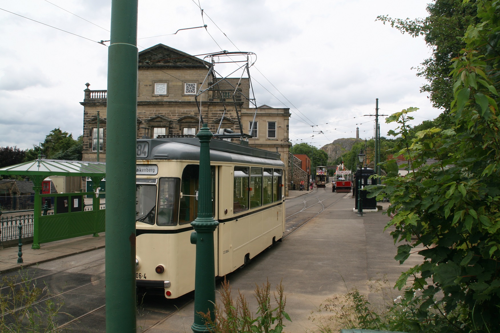 Crich tramway falu