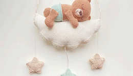 Horgolt Amigurumi Édes Álom Mackó A (Zenélő) Felhőn Leírása