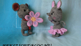 Horgolt Amigurumi Egér leírása