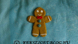 Horgolt Amigurumi Mézeskalács figura Leírása