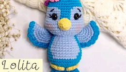 Horgolt Amigurumi Lolita a Kék Madárka Leírása