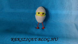 Horgolt Amigurumi Csibe Tojáshéjban Leírása