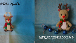 Horgolt Amigurumi Rudolf Rénszarvas leírása