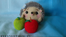 Horgolt Amigurumi Sündisznó - Süni és Amigurumi Alma leírása